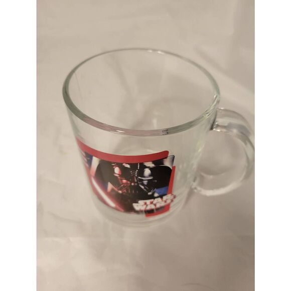 Star Wars Darth Vader Clear Glass Mug  Cup - Picture 3 of 8